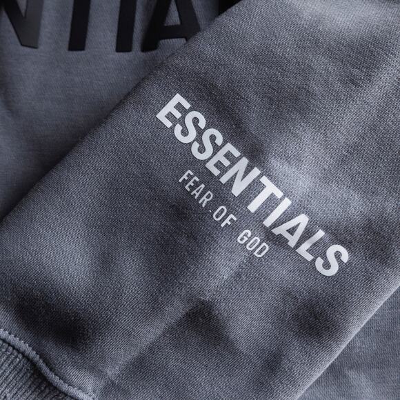 Fear of God Essentials Crewneck Sweatshirt Gray Size XXL Streetstyle - Picture 8 of 10